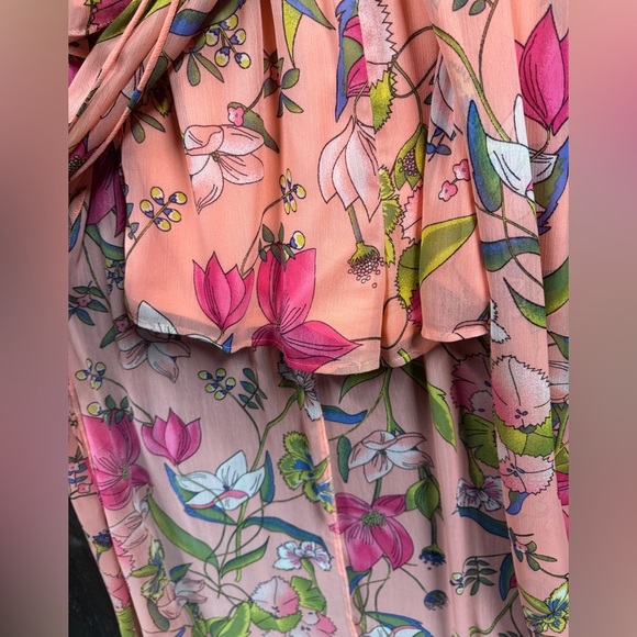 Gianni Bini Romantic Wedding Guest Ready Floral Blossom Maxi Airy Romper Size XS - Picture 12 of 12